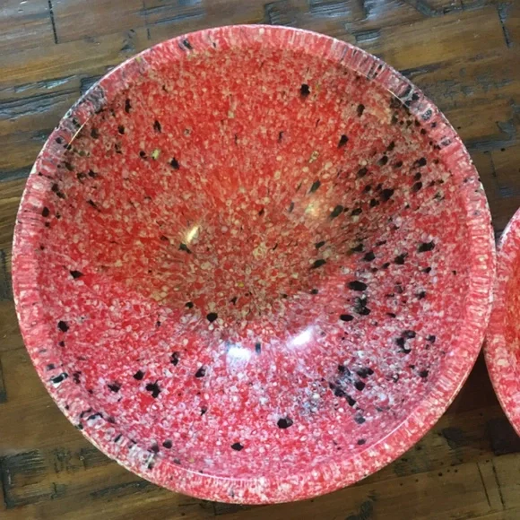 Vintage Brook park Melamine mixing bowls 2 piece set - Picture 2 of 13